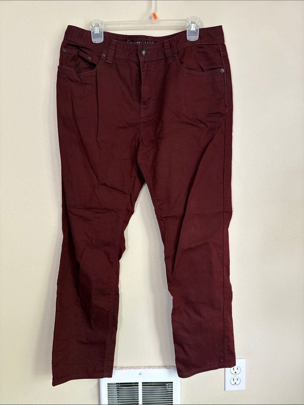 Prana Men's Burgundy Pants